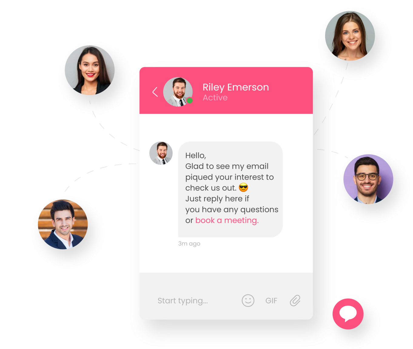 Humanize your sales interactions seamlessly with Outplay Magic chat