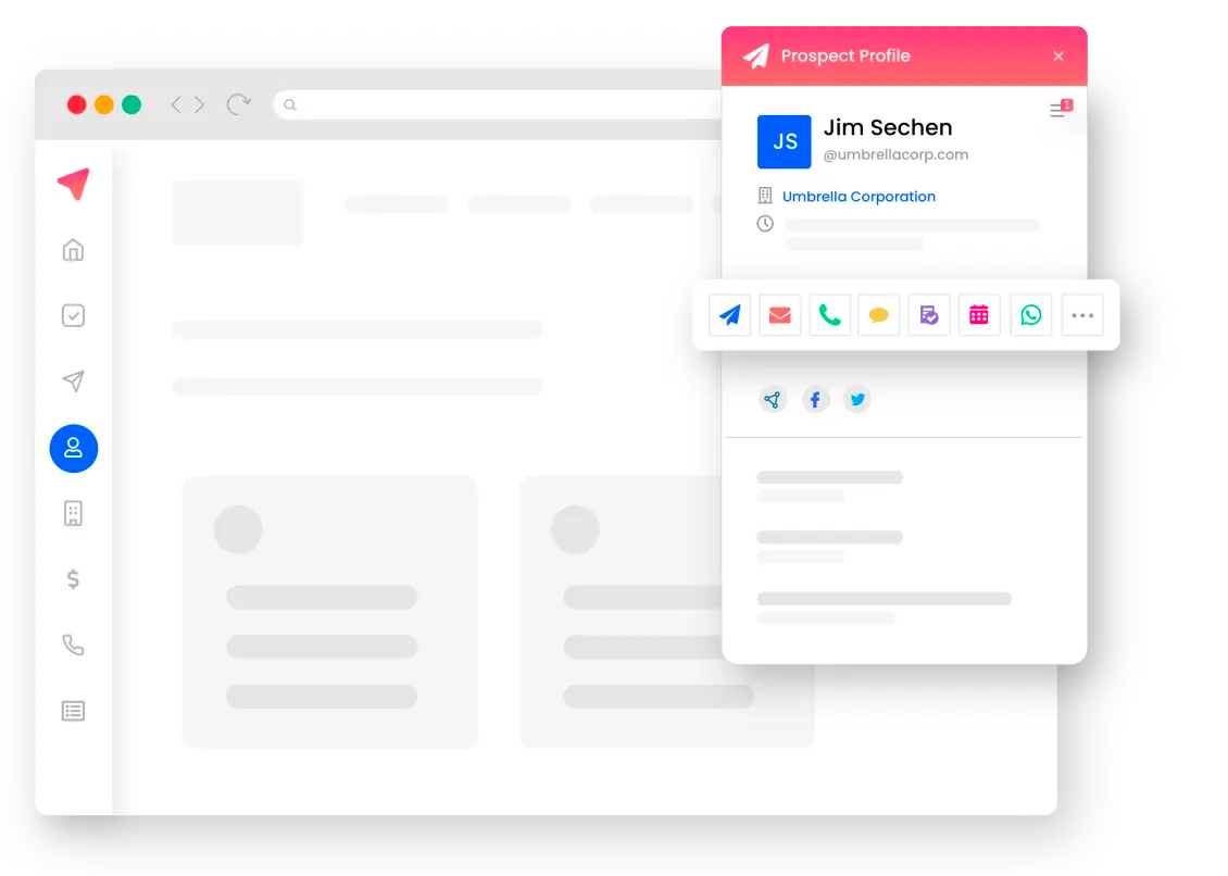Outplay chrome extension can engage prospects and book meetings without losing context 