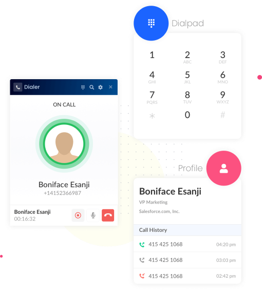 Outplay’s modern dialer for cold calling software